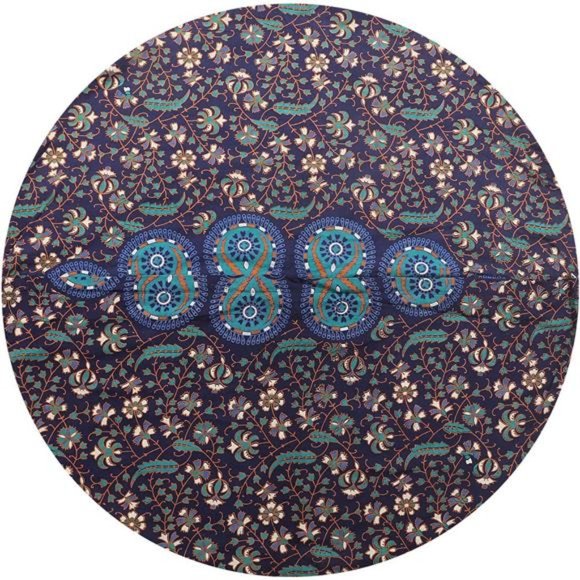 32" Blue Mandala Floor Pillow Cushion Seating Throw Cover Hippie Decorative - Picture 3 of 3